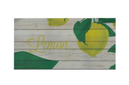 Aberto Design Felpudo PVC Fieltro No Tejido Negro 45x70 cm